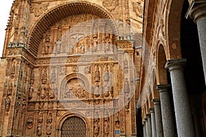 San Esteban Convent in Salamanca of Spain photo