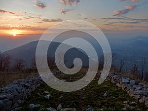 San Felice a Cancello - Tramonto da Sant`Angelo a Palombara photo