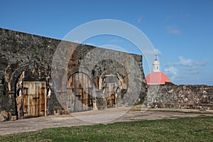 San Felip del Morro Fort in Old town, San Juan photo