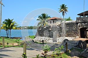 San Felipe Castle on the shores of Rio Dulce Guatemala