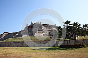 San Felipe de Barajas is a fortress in the city of Cartagena, Colombia photo