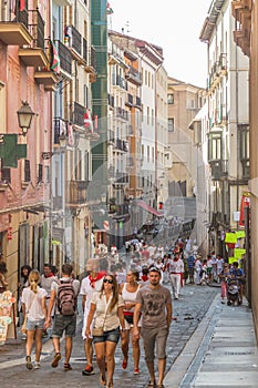 San Fermin in Pamplona, Spain photo