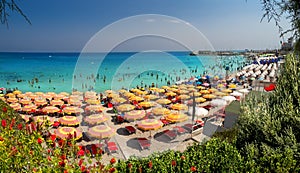 San Foca beach in Lecce, Italy