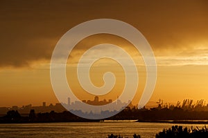 San Francisco and Alameda Sunset photo