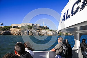 San Francisco Alcatraz Island from Tour Boat