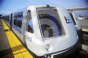 The San Francisco Bay Area Rapid Transit train, commonly referred to as BART, carries commuters to its next destination