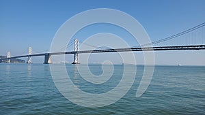 San Francisco Bay Bridge. The Embarcadero, San Francisco, California, USA