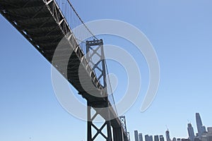 San Francisco, Bay bridge from the water