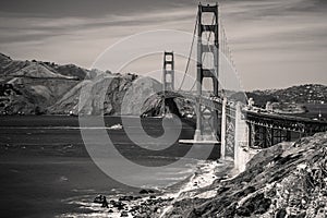 San Francisco Bay Golden Gate Bridge summer day