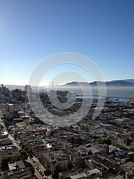 San francisco bay ocean view water alcatraz golden gate bridge