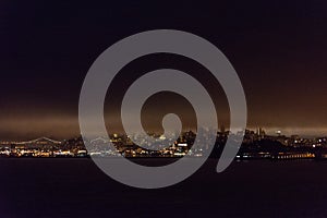 San Francisco Bay Panorama at Dawn