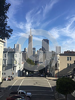 SAN FRANCISCO, THE BLUE SKY AND THE SKYLINE photo