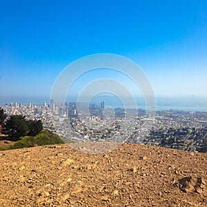 San Francisco, CA, USA, San Francisco view from Twin Peaks.