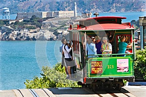 San Francisco Cable Car #13, Alcatraz