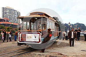 San Francisco Cable Car, California CA, USA