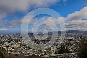 San Francisco California from Mount Davidson