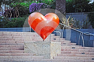 San Francisco, California, public monument, heart, America`s Greatest City By The Bay, Union Square, love, symbolic, fall in love