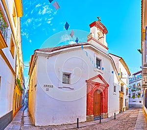 San Francisco Church in Calle Armas, Cordoba, Spain