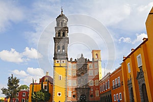 San francisco church in puebla I photo