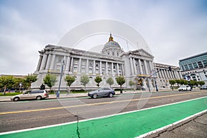 San Francisco City Hall is Beaux-Arts architecture and located i