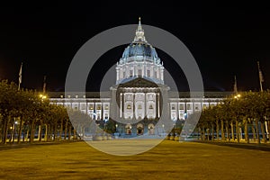 San Francisco City Hall at Night