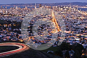 San Francisco Cityscape at Night