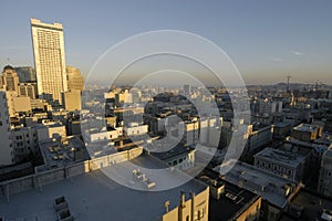 San Francisco downtown dusk