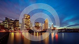 San Francisco Embarcadero at Night photo