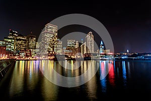 San Francisco Embarcadero at Night photo