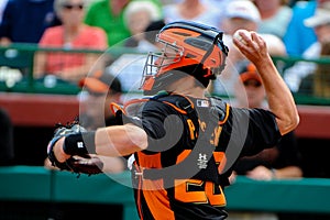 San Francisco Giants Catcher #28 Buster Posey