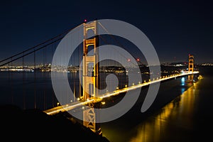 San Francisco Golden Gate Bridge at Blue Hour