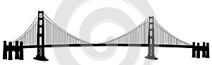 San Francisco Golden Gate Bridge Clip Art