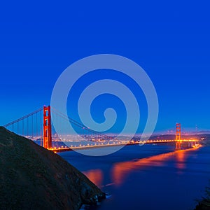 San Francisco Golden Gate Bridge sunset California