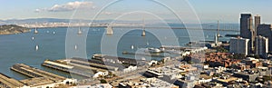 San Francisco harbor panorama