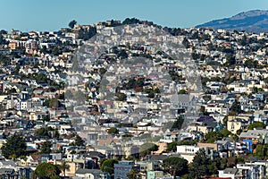 San Francisco hillside homes -- Dolores Heights, Cole Valley & Corona Heights