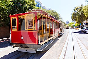 San francisco Hyde Street Cable Car California