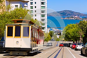 San francisco Hyde Street Cable Car California photo