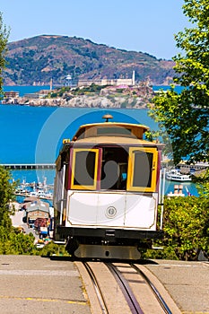 San francisco Hyde Street Cable Car California photo