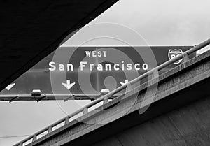 San Francisco Interstate Sign