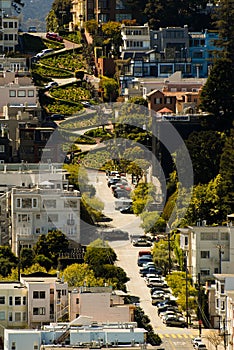 San francisco Lombard Street photo