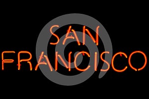 San Francisco neon sign