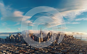 San Francisco Panorama. Generative AI