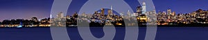 San Francisco panorama with Palace of Fine Arts and Salesforce T