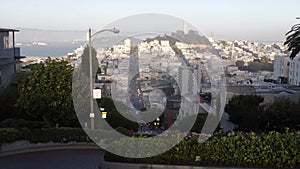 San Francisco Panorama seen from the Lombard Street