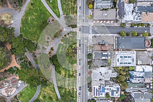 San Francisco Park from Above photo