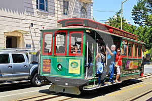 San Francisco Powell & Hyde Cable Car Russian Hill