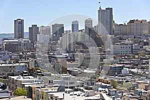 San Francisco residential neighborhood California.