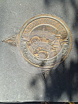 San Francisco`s Barbary Coast Trail Medallion, 14.