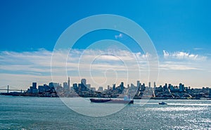 San Francisco Skyline From Alcatraz