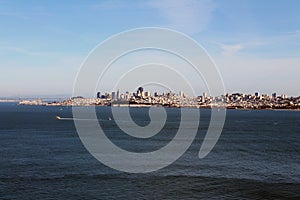 San Francisco skyline from the bay